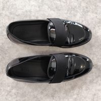 ZABA | Mocassin Cuir Noir Vernis