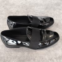 ZABA | Mocassin Cuir Noir Vernis